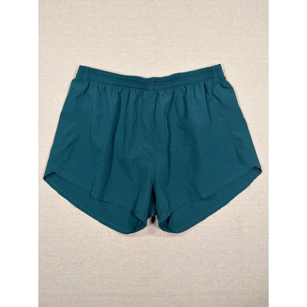 Kinesis Womens Teal Green Athletic Running Shorts XL Elastic Waist Mesh Liner